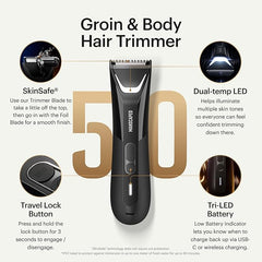 MANSCAPED® The Lawn Mower® 5.0 Ultra – Groin & Body Hair Trimmer