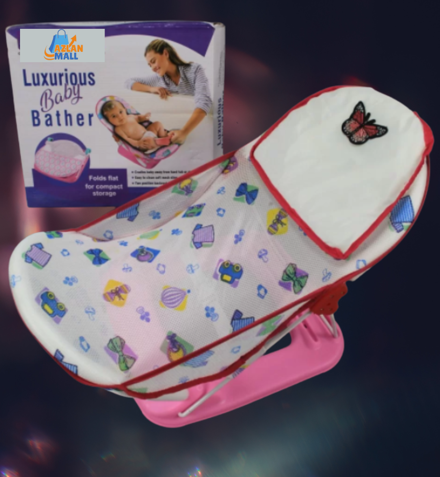 Luxurious Baby Bather – Available in Pink & Blue | Comfort Meets Safety - Azlan Mall