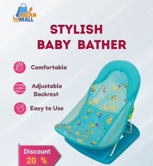 Luxurious Baby Bather – Available in Pink & Blue | Comfort Meets Safety - Azlan Mall